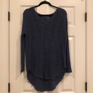Free people navy sweater size small worn once